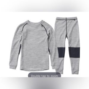 Helly-Hansen Kids Hh LIFA Merino Wool 2-Layer Thermal Baselayer Set size kids 5